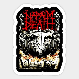 NAPALM DEATH MERCH VTG Sticker